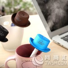 新款牛仔帽加湿器 迷你雾化家用小加湿器 创意USB净化空气加湿器