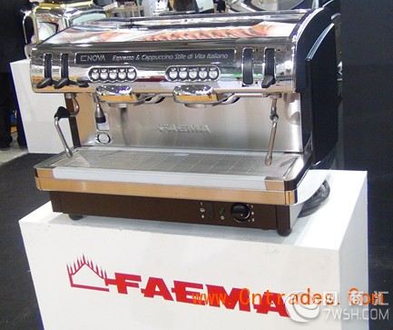 飞马E98A2半自动咖啡机商用意式双头电控2014新款