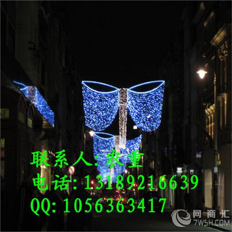 湖南凤凰城美食街灯杆中国结亮化 LED中国结 亚克力灯笼
