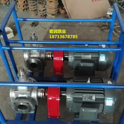 供应宏润牌不锈钢圆弧齿轮泵-产品规格YCB-5/0.6型