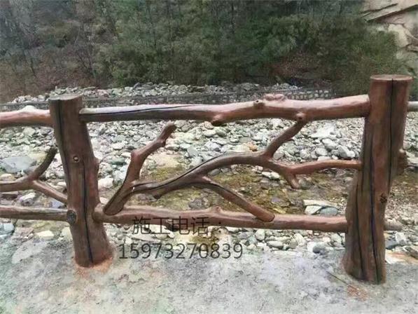 广东深圳广西贵州生态护栏水泥护栏树藤护栏施工队伍