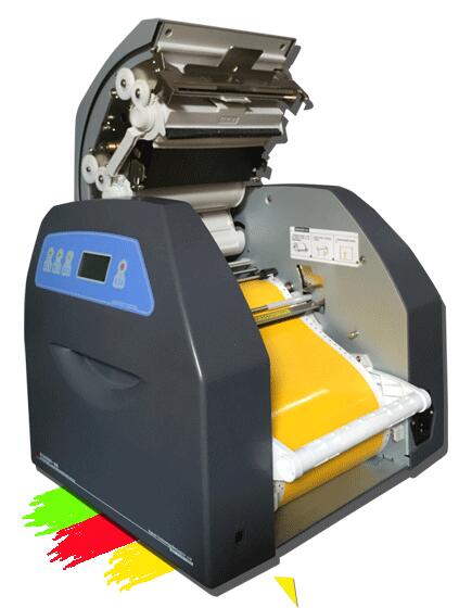 工业彩色标签机LCP8150高标准刻印标签_生产生活安全标识