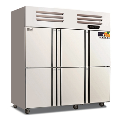 西安巨尚制冷设备 西安厨房工程 六门冰箱 冷柜