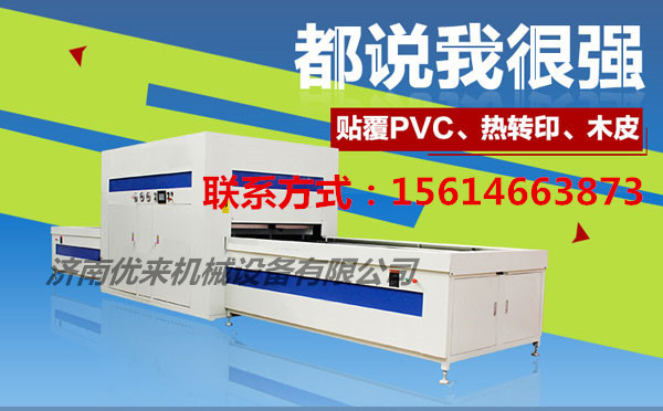 广东省江门市PVC木皮热转印覆膜机，雕刻机厂家一年质保
