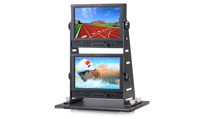 瑞鸽TL-P890YHD 8.9寸两联监视器3D LUT 双联摇臂型 多波形监视器