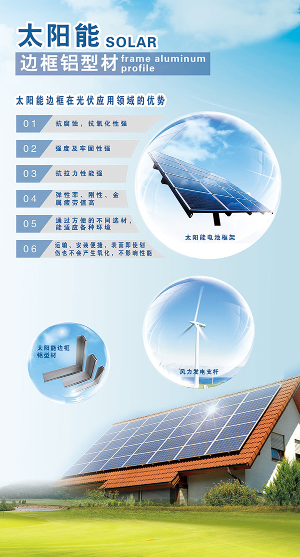 广东兴发铝业厂家直销太阳能光伏铝型材