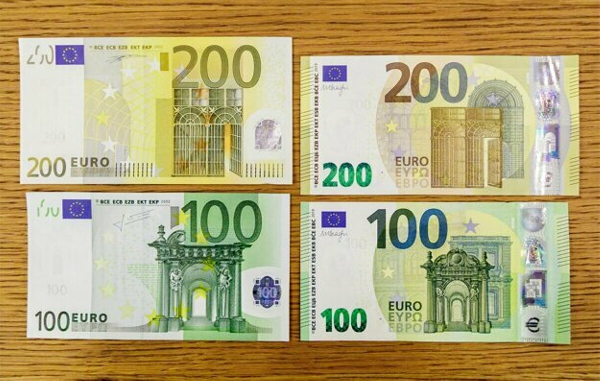 斯洛伐克新的100欧元和200欧元纸币流通