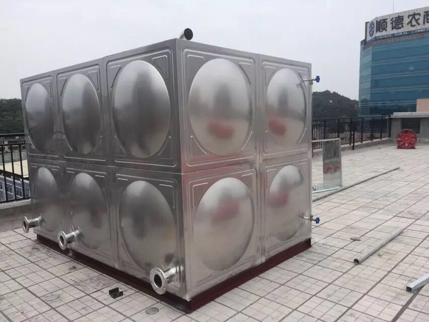 咸宁不锈钢水箱厂家 焊接式水箱加工 组合式消防水箱报价