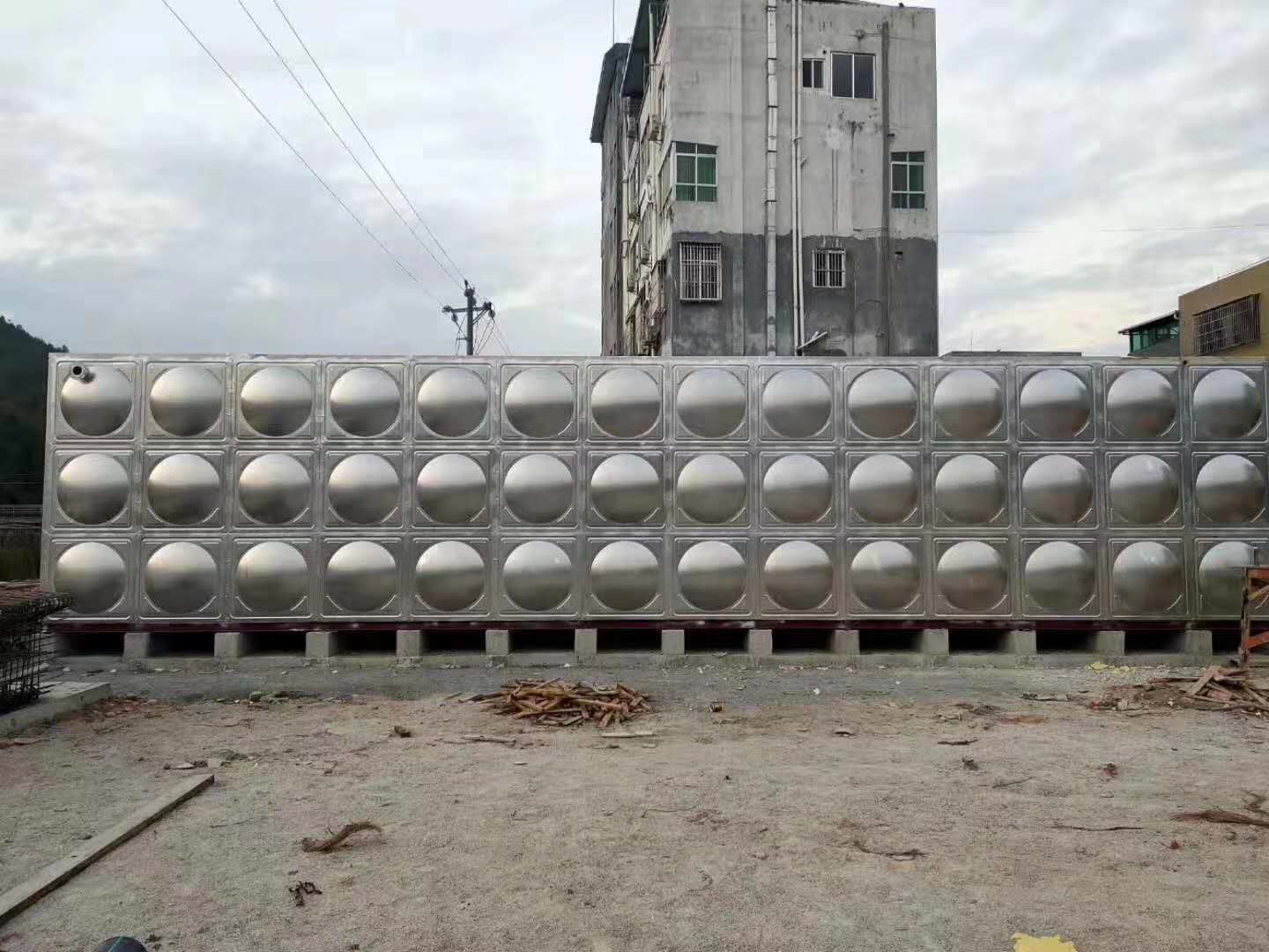 长沙不锈钢水箱厂家 组合方形消防水箱定制 保温水箱304价格