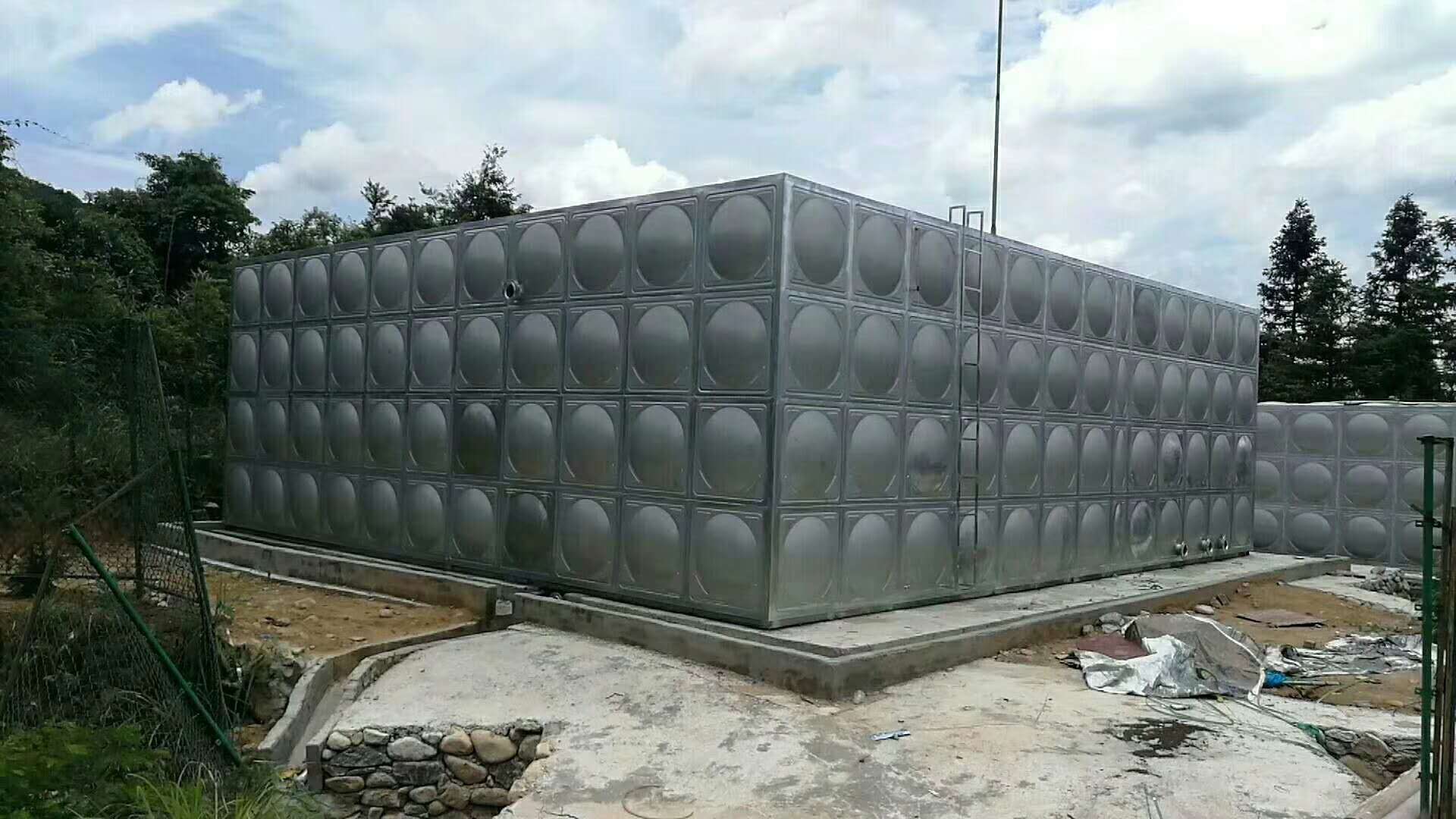 常德不锈钢水箱厂家 组合消防水箱定制 方形保温水箱304焊接