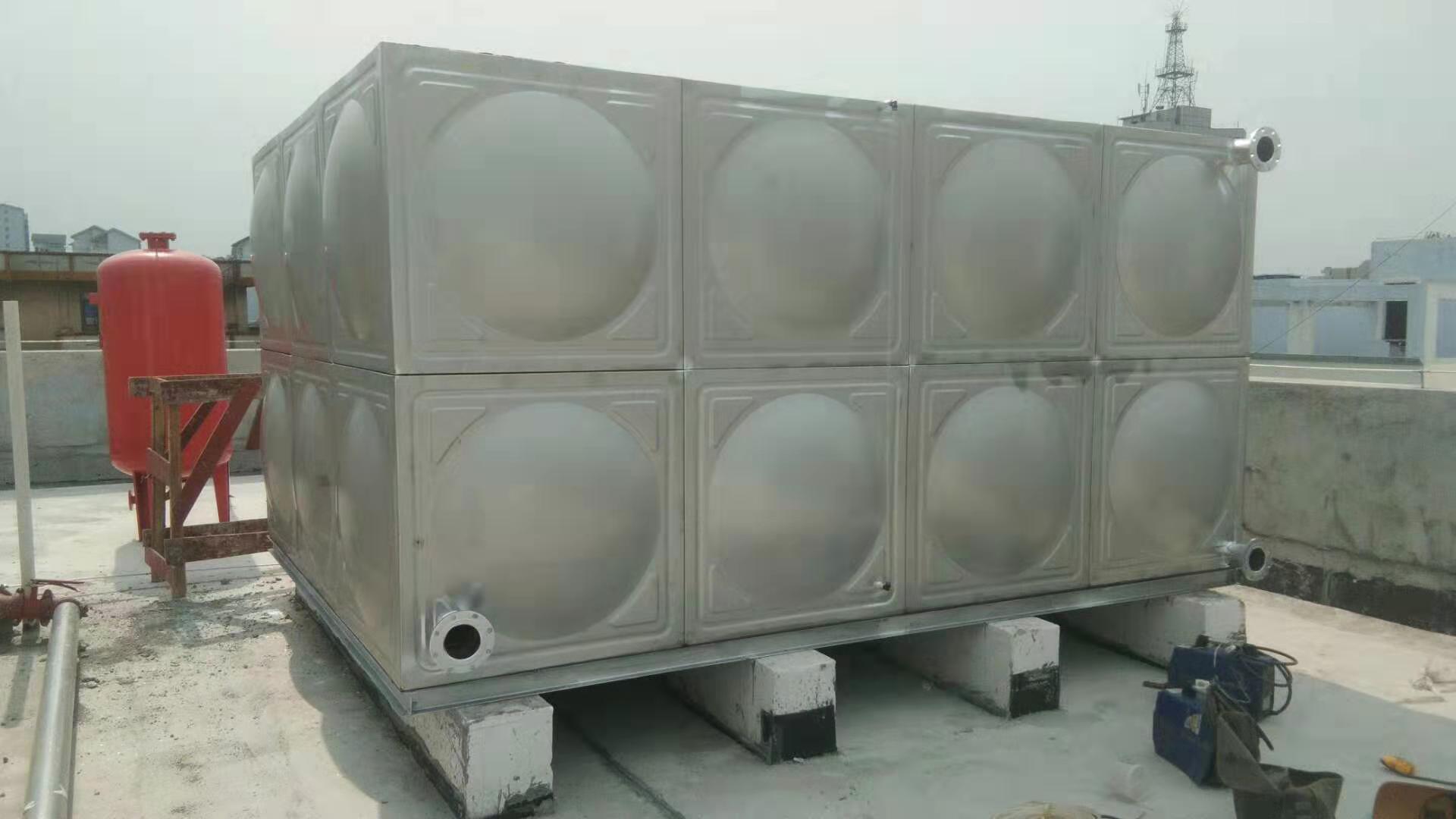 钦州不锈钢水箱厂家 组合消防水箱304定制 方形保温水箱价格