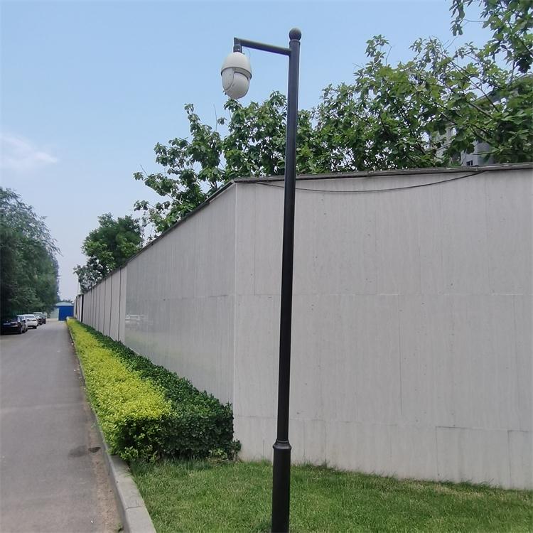 监控立杆厂家道路小区3米4米变径杆监控杆