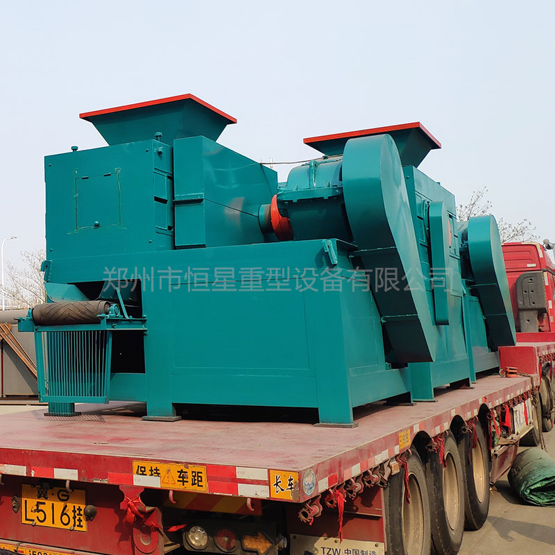 河南省焦作市辊式液压褐煤压气机-HX型号辊轴式褐煤压球机