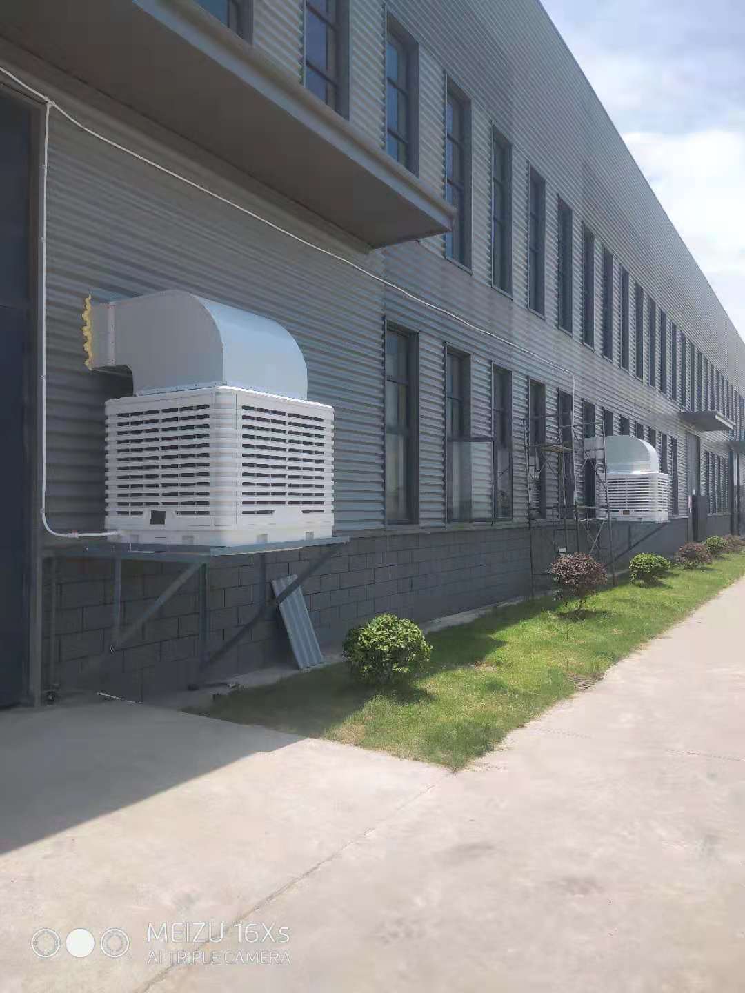 铸件厂蓄电池厂工位降温方案设计安装