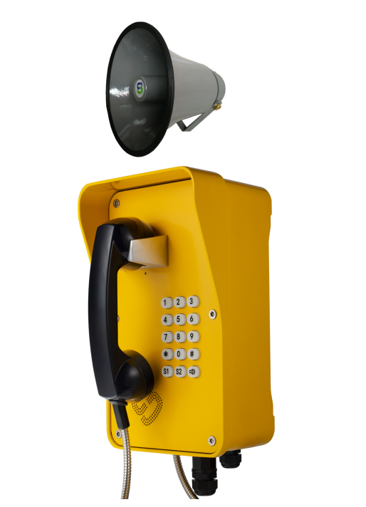 应急抗噪电话机 工业防水电话机 壁挂式电话机