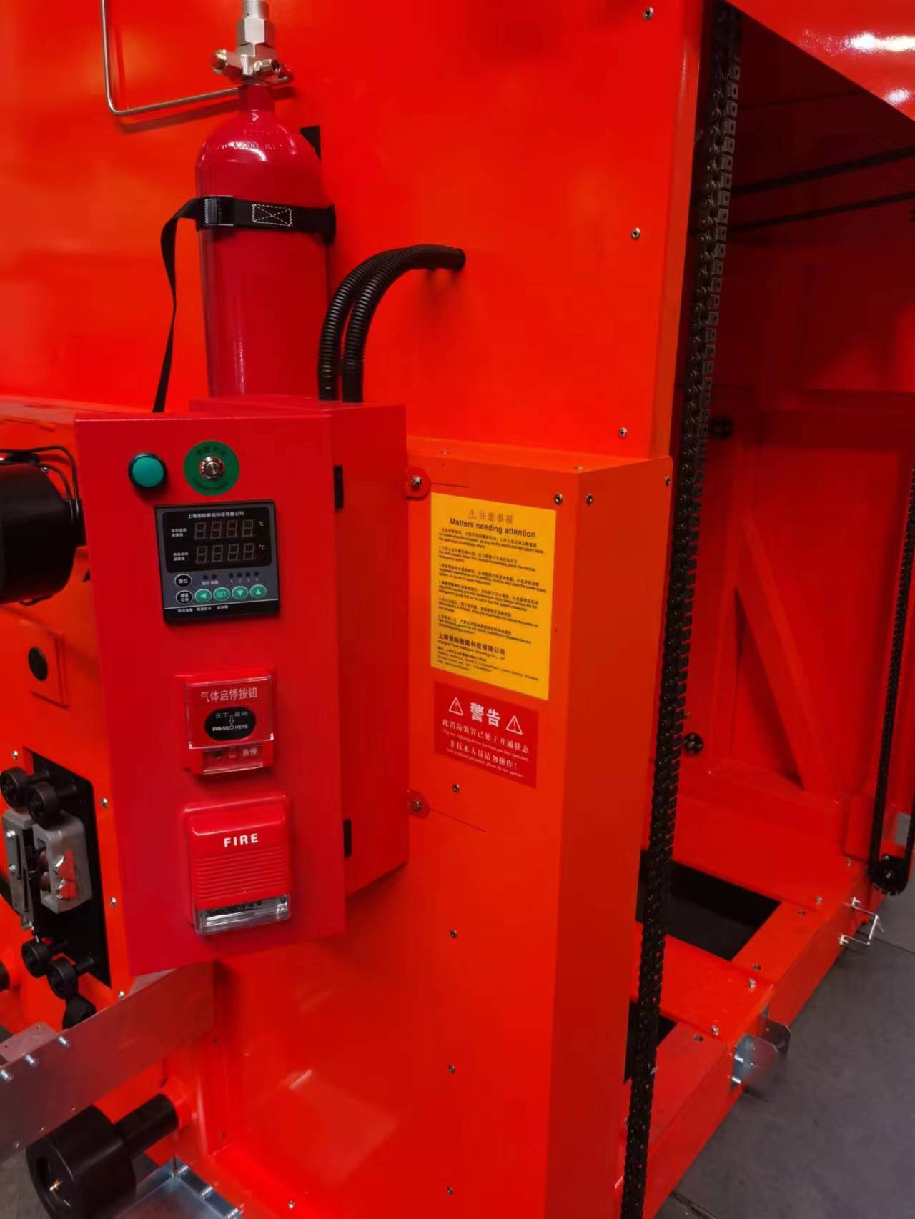 FM认证预制1230灭火装置 箱体式工程车辆自动灭火系统