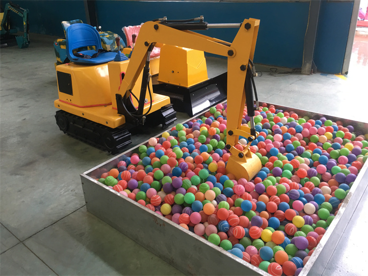 游乐园设备工厂批发 景区新型游乐项目儿童游乐挖掘机 海洋球