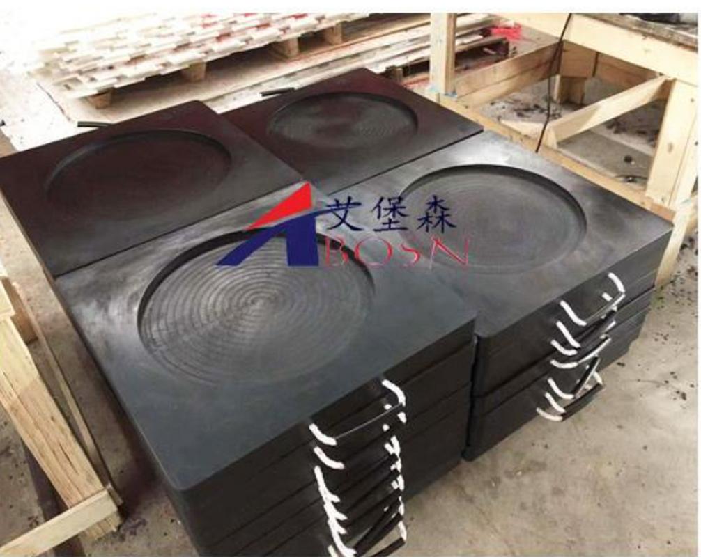 超高分子量聚乙烯材质 承重可达120吨塑料板泵车支腿垫板